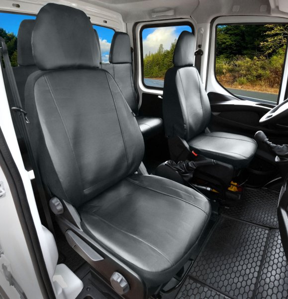 Autositzbezüge passend für Iveco Daily ab 2014 – Kunstleder