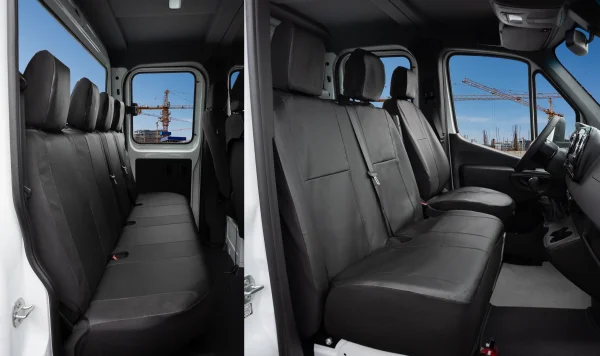 Autositzbezüge passend für Mercedes Sprinter III W907 / W910 ab 2018 – Kunstleder