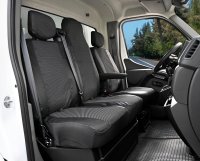Autositzbezüge passend für Nissan Interstar ab 2021 bis 2024 – Polstermaterial mit Kunstleder