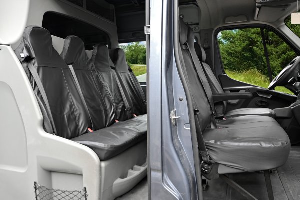 Autositzbezüge passend für Renault Master ab 2010 bis 2023 – Kunstleder