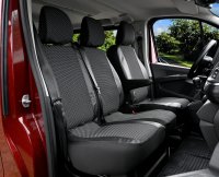 Autositzbezüge passend für Nissan NV300 ab 2016 bis 2021 – Polstermaterial mit Kunstleder