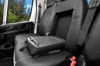 Autositzbezüge passend für Peugeot Boxer ab 2006 / Facelift ab 2014 / Facelift ab 2022 – atmungsaktives Kunstleder