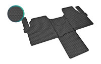 Gummimatten für Ford Tourneo/Transit Custom ab 2024 | 2Sitze + tunnel / VW T7 Caravelle 2m 25- + tunel - 4-teiliges Set
