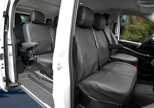 Autositzbezüge passend für Mercedes Vito III W447 ab 2014 – Kunstleder