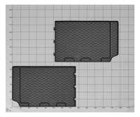 Gummimatten für Ford Tourneo Custom ab 2024 | 8/9 Sitze - 7-teiliges Set