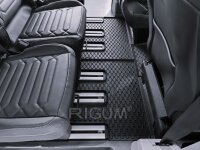 Gummimatten für Ford Tourneo Custom ab 2024 | 8/9 Sitze - 7-teiliges Set