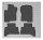 Gummimatten für Toyota Land Cruiser 150 ab 2009 / ab 2018 | 5/7 Sitze - 4-teiliges Set