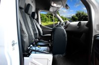 Autositzbezüge passend für Mercedes Sprinter III W907 / W910 ab 2018 – Velourimitat mit Kunstleder