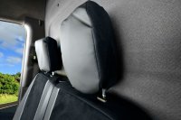 Autositzbezüge passend für Mercedes Sprinter III W907 / W910 ab 2018 – Velourimitat mit Kunstleder