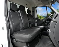 Autositzbezüge passend für Renault Master ab 2010 bis 2023 – atmungsaktives Kunstleder
