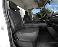 Autositzbezüge passend für Renault Master ab 2010 bis 2023 – atmungsaktives Kunstleder