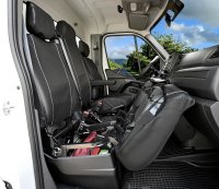 Autositzbezüge passend für Renault Master ab 2010 bis 2023 – atmungsaktives Kunstleder