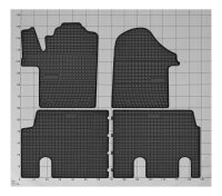 Gummimatten für Mercedes Vito ab 2014 / ab 2024 -...