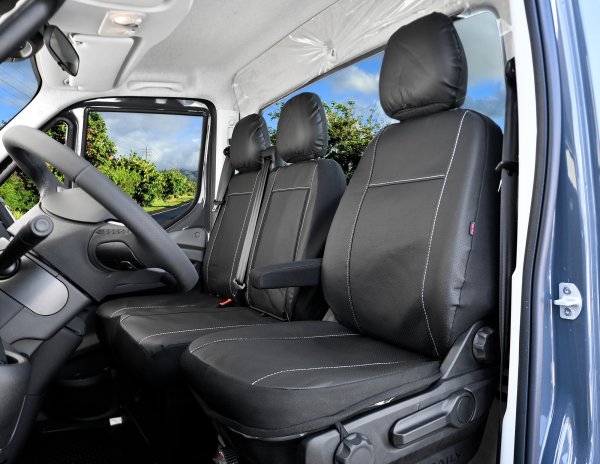 Autositzbezüge passend für Iveco Daily ab 2014 – atmungsaktives Kunstleder