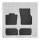 Gummimatten für Mini Cooper (F66) ab 2024 / 3 Türen - 4-teiliges Set