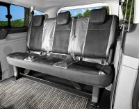 Autositzbezüge passend für Ford Transit Custom II ab 2024 – Velourimitat mit Kunstleder