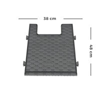 Gummimatten für Toyota Proace Max ab 2024 | 3Sitze - 3-teiliges Set