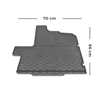 Gummimatten für Citroen Jumper ab 2022 - 3 Sitzer - 3-teiliges Set