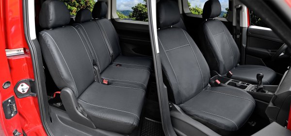 Autositzbezüge passend für VW Caddy V ab 2021 – atmungsaktives Kunstleder