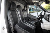 Autositzbezüge passend für Nissan Interstar ab 2024 – Velourimitat mit Kunstleder