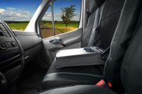 Autositzbezüge passend für Peugeot Boxer ab 2006 / Facelift ab 2014 / Facelift ab 2022 – Velourimitat mit Kunstleder
