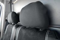 Autositzbezüge passend für Citroen Jumper ab 2006 / Facelift ab 2014 / Facelift ab 2022 – Velourimitat mit Kunstleder