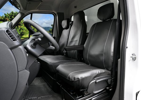 Autositzbezüge passend für Nissan NV400 ab 2011 bis 2021 – atmungsaktives Kunstleder