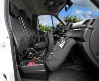 Autositzbezüge passend für Nissan NV400 ab 2011 bis 2021 – atmungsaktives Kunstleder