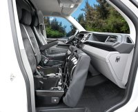 Autositzbezüge passend für VW T6.1 ab 2019 – Velourimitat mit Kunstleder