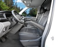 Autositzbezüge passend für VW T6.1 ab 2019 – Velourimitat mit Kunstleder