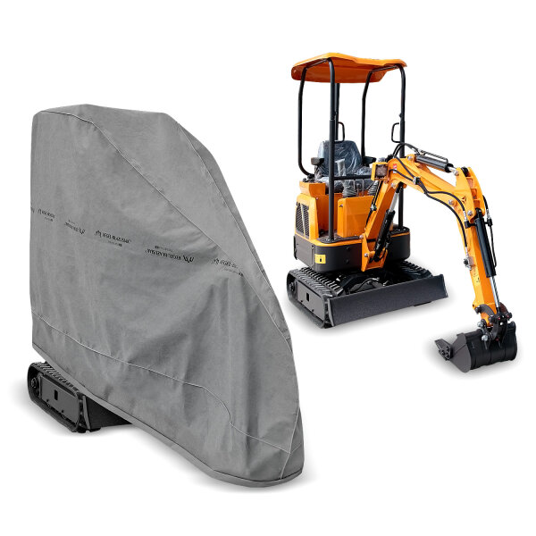 Abdeckplane für den Minibagger - für Straßenbau, Bauunternehmen