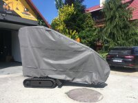 Abdeckplane für den Minibagger - für Straßenbau, Bauunternehmen