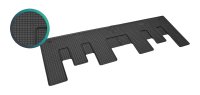 Gummimatten für Ford Tourneo Custom ab 2018 bis 2024 -  8/9 Sitzer - Manual - SET