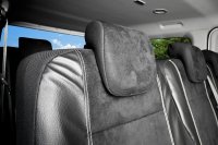 Autositzbezüge passend für VW T7 Caravelle ab 2025 – Velourimitat mit Kunstleder