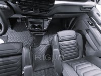 Gummimatten für Volkswagen T7 Caravelle ab 2025 | 5 Sitze + Tunel - 6-teiliges Set