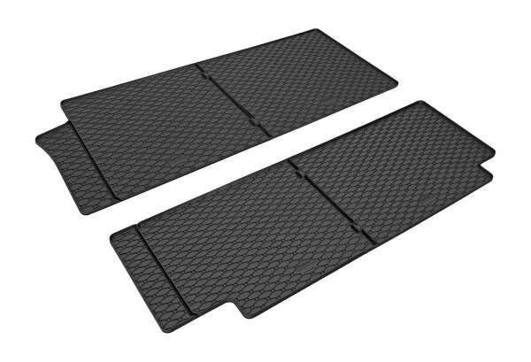 Gummimatten für Volkswagen T7 Caravelle ab 2025 | 2. und 3. Sitzreihe - 4-teiliges Set
