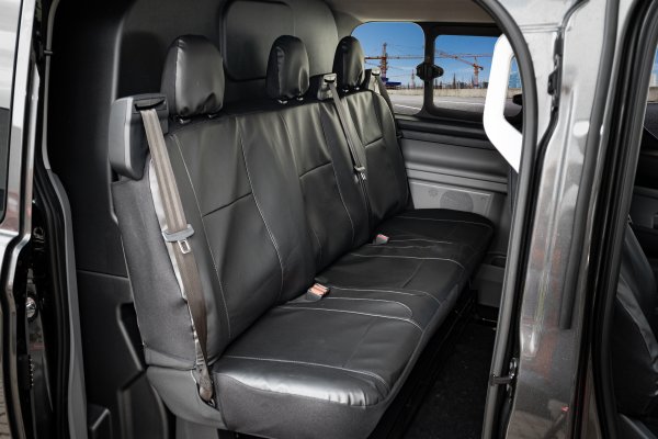 Autositzbezüge passend für VW Transporter T7 Furgon Plus KASTENWAGEN ab 2025 – Kunstleder