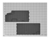 Gummimatten für Citroen Jumper ab 2006 bis 2022  | 6/7 Sitze - 5-teiliges Set