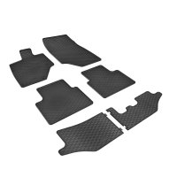 Gummimatten für Peugeot E-5008 ab 2024 - 3 Reihen - 4-teiliges Set