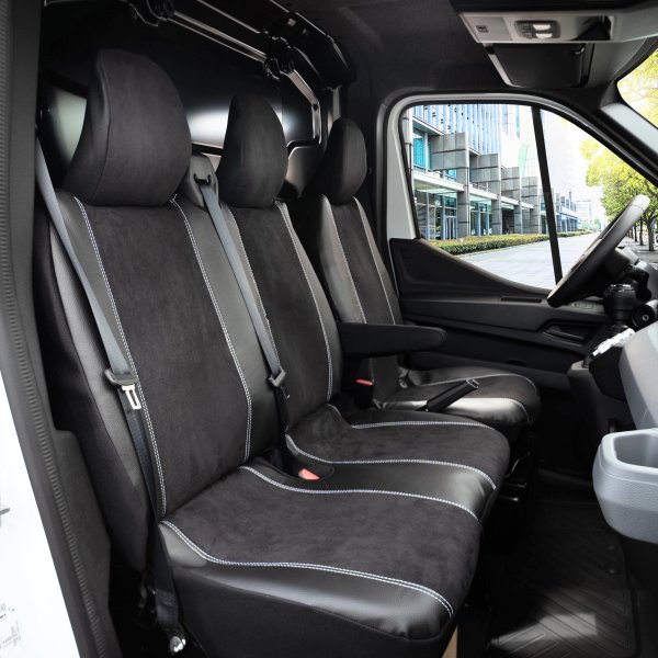 Autositzbezüge passend für Nissan Interstar ab 2024 – Velourimitat mit Kunstleder