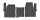 Gummimatten für FORD Transit Custom ab 2024 - 5 Sitze - 4-teiliges Set