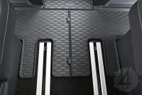 Gummimatten für Ford Tourneo Custom ab 2024 | 2. und 3. Reihe - 4-teiliges Set
