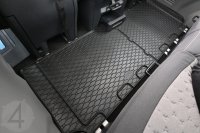 Gummimatten für Ford Tourneo Custom ab 2024 | 2. und 3. Reihe - 4-teiliges Set