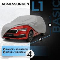 Autoabdeckung für Kia Stonic 2017- Wasserabweisend, UV-beständig & Ganzjahresschutz - Premium Vollgarage