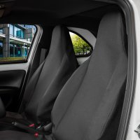 Sitzbezüge geeignet für Toyota Aygo X ab 2022 - 2 Sitzer - BLACK LUX - Großhandelskonditionen