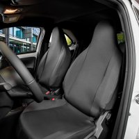 Sitzbezüge geeignet für Toyota Aygo X ab 2022 - 2 Sitzer - BLACK LUX - Großhandelskonditionen