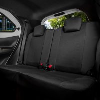 Sitzbezüge geeignet für Toyota Aygo X ab 2022 - 4 Sitzer - Black LUX - Großhandelskonditionen