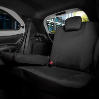 Sitzbezüge geeignet für Toyota Aygo X ab 2022 - 4 Sitzer - Black LUX - Großhandelskonditionen