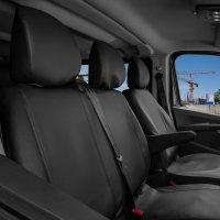 Autositzbezüge passend für Renault Trafic III Facelift ab 2021 – Kunstleder