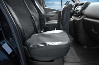 Autositzbezüge passend für Renault Trafic ab 2014 bis 2021 – Polstermaterial mit Kunstleder